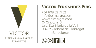 Tarjeta de visita de Victor Fernández